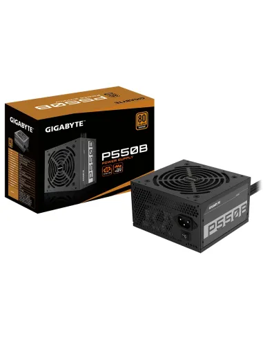 GIGABYTE P550B unidad de fuente de alimentación 550 W 20+4 pin ATX ATX Negro