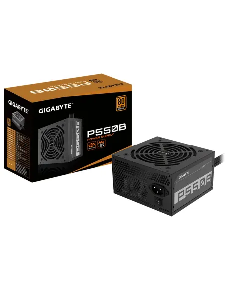 GIGABYTE P550B unidad de fuente de alimentación 550 W 20+4 pin ATX ATX Negro