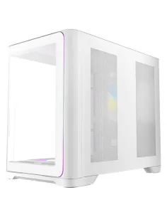 Caja ordenador gaming antec c5 curve argb atx cristal templado blanca