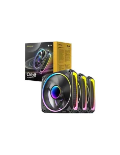 Ventilador cpu antec orbit argb 3x 120mm negro