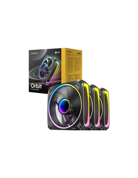 Ventilador cpu antec orbit argb 3x 120mm negro Ventilador cpu antec orbit argb 3x 120mm negro