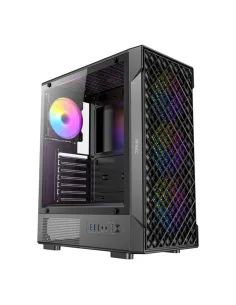 Caja ordenador gaming antec vx - 310 atx argb cristal templado negra