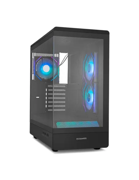 Caja ordenador gaming nox hummer signal atx argb cristal templado negro Caja ordenador gaming nox hummer signal atx argb cristal templado negro