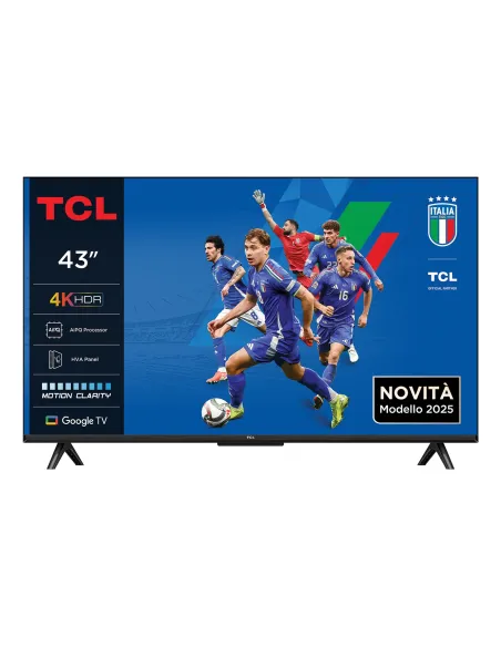 TCL P6K 43P6K Televisor 109,2 cm (43") 4K Ultra HD Smart TV Wifi Metálico