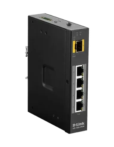 D-Link DIS‑100G‑5PSW No administrado L2 Gigabit Ethernet (10 100 1000) Energía sobre Ethernet (PoE) Negro