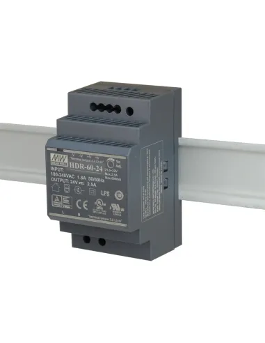 D-Link DIS-H60-24 unidad de fuente de alimentación 60 W Negro