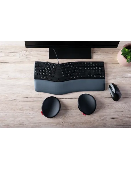 CHERRY SLIDEPAD ERGO descansa muñecas Negro CHERRY SLIDEPAD ERGO descansa muñecas Negro