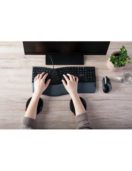CHERRY SLIDEPAD ERGO descansa muñecas Negro CHERRY SLIDEPAD ERGO descansa muñecas Negro