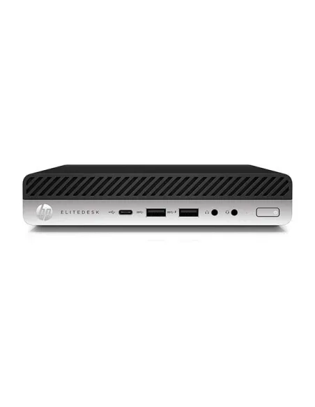 Ordenador reacondicionado mini hp elitedesk 800 g4 - i5 - 8th - 8gb - 256gb nvme - win 11 pro - sin cable trebol - wifi+antena