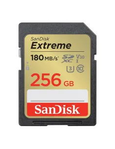Tarjeta memoria secure digital sdxc 256gb sandisk extreme clase 10 uhs - i u3