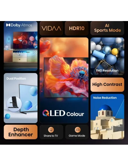 Hisense 40A5Q 101,6 cm (40") Full HD Smart TV Wifi Negro