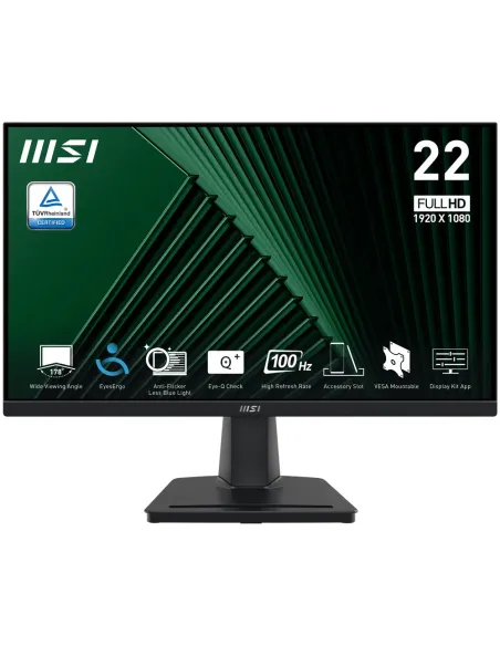 MSI Pro MP225V pantalla para PC 54,5 cm (21.4") 1920 x 1080 Pixeles Full HD LCD Negro