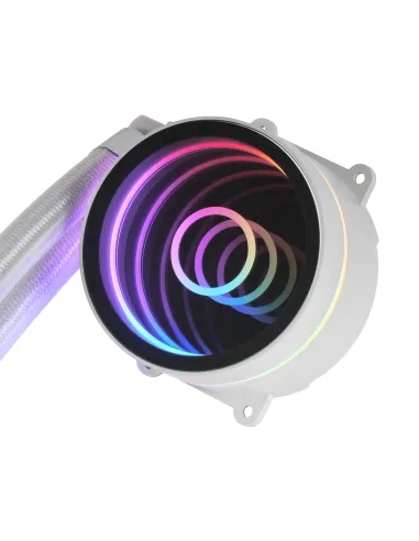 Mars Gaming ML-ONE120, Refrigeración Líquida CPU, TDP 200 W, Espejo Infinito, Ventilador FRGB Silencioso, Multisocket