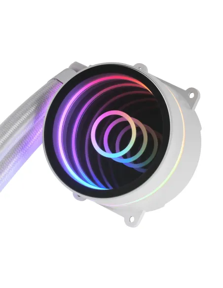 Mars Gaming ML-ONE120, Refrigeración Líquida CPU, TDP 200 W, Espejo Infinito, Ventilador FRGB Silencioso, Multisocket