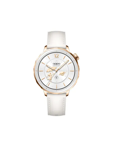 OPPO Watch X2 Mini 3,35 cm (1.32") AMOLED 43.2 mm Digital 466 x 466 Pixeles Pantalla táctil Oro Wifi GPS (satélite)