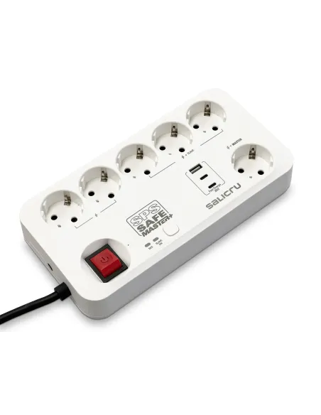 Salicru SPS SAFE MASTER+ Blanco 6 salidas AC 230 V 1,4 m
