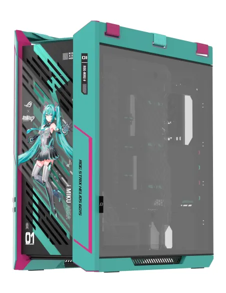 ASUS ROG Strix Helios II Hatsune Miku Edition Midi Tower Multicolor