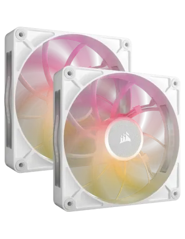 Corsair iCUE LINK RX140 MAX RGB Carcasa del ordenador Ventilador 14 cm Blanco 2 pieza(s)