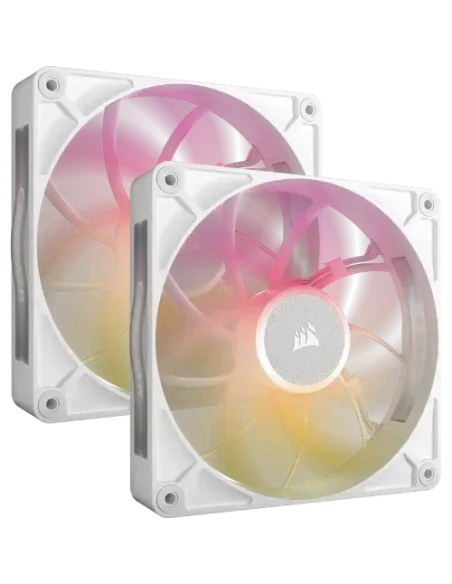 Corsair iCUE LINK RX140 MAX RGB Carcasa del ordenador Ventilador 14 cm Blanco 2 pieza(s)