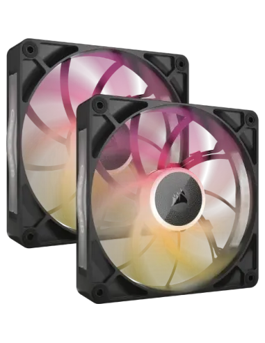 Corsair iCUE LINK RX140 MAX RGB Carcasa del ordenador Ventilador 14 cm Negro 2 pieza(s)