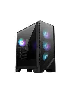 MSI MAG FORGE 321R AIRFLOW carcasa de ordenador Midi Tower Negro, Transparente