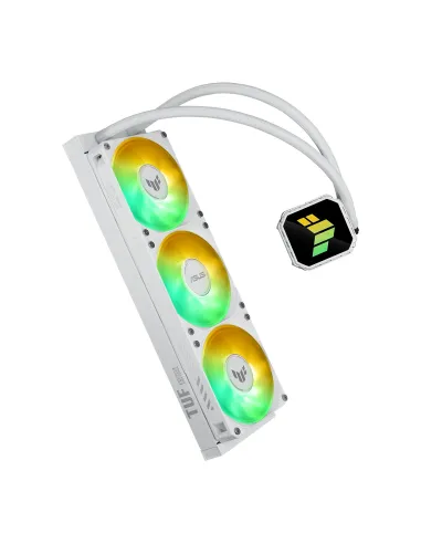 ASUS TUF Gaming LC III 360 ARGB White Edition Carcasa del ordenador Sistema de refrigeración líquida todo en uno 12 cm Blanco