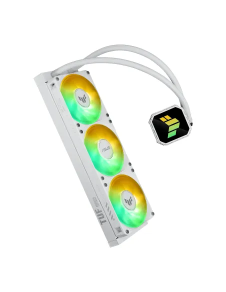 ASUS TUF Gaming LC III 360 ARGB White Edition Carcasa del ordenador Sistema de refrigeración líquida todo en uno 12 cm Blanco