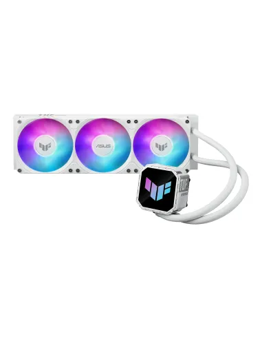 ASUS TUF Gaming LC III 360 ARGB White Edition Carcasa del ordenador Sistema de refrigeración líquida todo en uno 12 cm Blanco