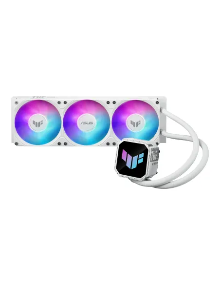 ASUS TUF Gaming LC III 360 ARGB White Edition Carcasa del ordenador Sistema de refrigeración líquida todo en uno 12 cm Blanco