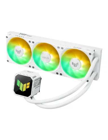 ASUS TUF Gaming LC III 360 ARGB White Edition Carcasa del ordenador Sistema de refrigeración líquida todo en uno 12 cm Blanco