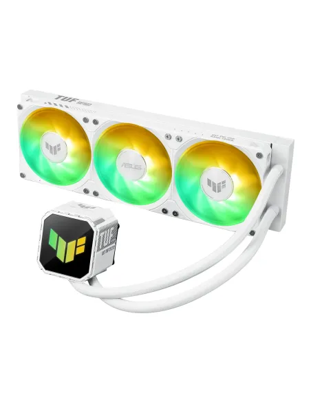 ASUS TUF Gaming LC III 360 ARGB White Edition Carcasa del ordenador Sistema de refrigeración líquida todo en uno 12 cm Blanco