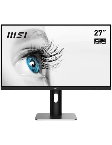 MSI Pro MP273QP pantalla para PC 68,6 cm (27") 2560 x 1440 Pixeles Wide Quad HD LED Negro, Plata