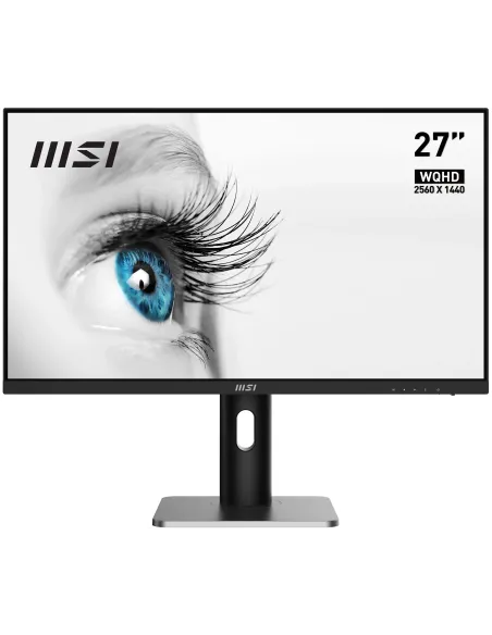 MSI Pro MP273QP pantalla para PC 68,6 cm (27") 2560 x 1440 Pixeles Wide Quad HD LED Negro, Plata