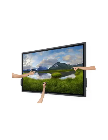 DELL P6524QT Panel plano interactivo 163,9 cm (64.5") LCD 350 cd   m² 4K Ultra HD Negro Pantalla táctil