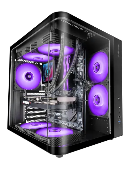 Mars Gaming MC-CURV Midi Tower Negro