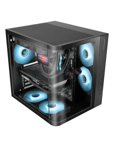 Mars Gaming MC-CURV Midi Tower Negro