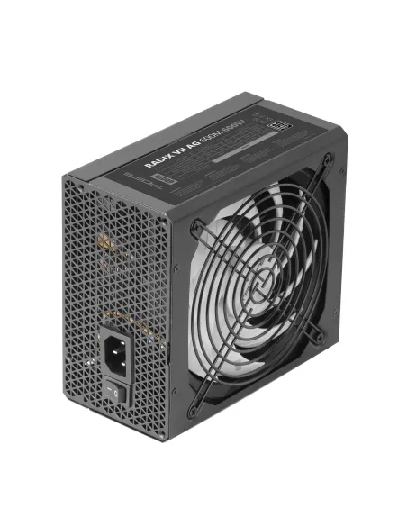 Tacens RADIX VII AG 600, Fuente Alimentación Full Modular 600W ATX, 10 Años Garantía, 80Plus Silver, +87% Eficiencia,