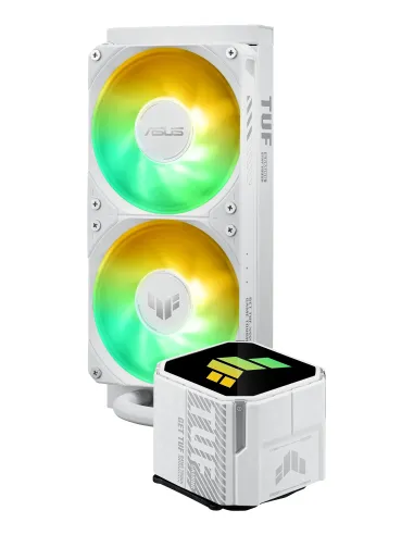 ASUS TUF GAMING LC III 240 ARGB WHT Procesador Sistema de refrigeración líquida todo en uno 12 cm Blanco