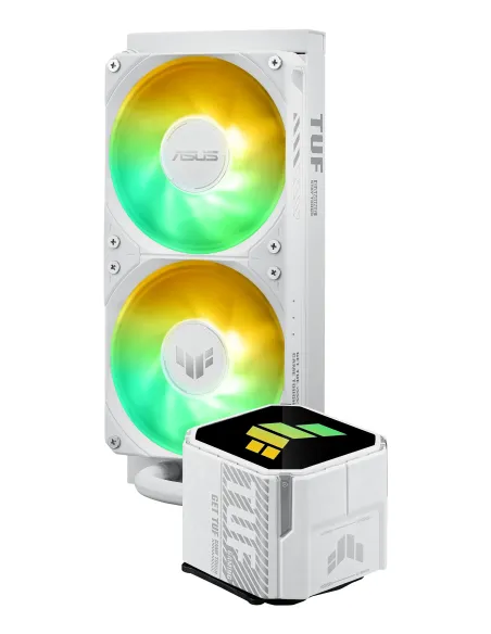 ASUS TUF GAMING LC III 240 ARGB WHT Procesador Sistema de refrigeración líquida todo en uno 12 cm Blanco