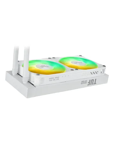 ASUS TUF GAMING LC III 240 ARGB WHT Procesador Sistema de refrigeración líquida todo en uno 12 cm Blanco