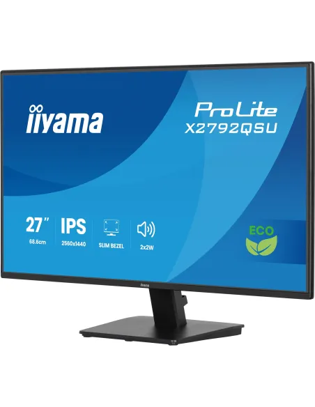 iiyama ProLite X2792QSU-B1 pantalla para PC 68,6 cm (27") 2560 x 1440 Pixeles Quad HD Negro