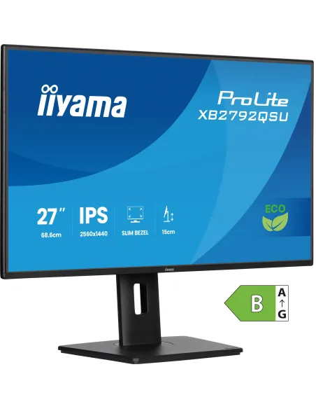iiyama ProLite XB2792QSU-B1 pantalla para PC 68,6 cm (27") 2560 x 1440 Pixeles Quad HD Negro