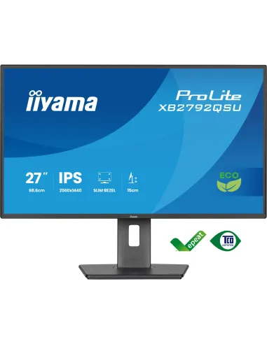 iiyama ProLite XB2792QSU-B1 pantalla para PC 68,6 cm (27") 2560 x 1440 Pixeles Quad HD Negro