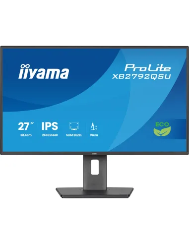iiyama ProLite XB2792QSU-B1 pantalla para PC 68,6 cm (27") 2560 x 1440 Pixeles Quad HD Negro