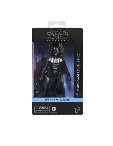 Figura hasbro star wars the black series obi - wan kenobi darth vader (duel's end)