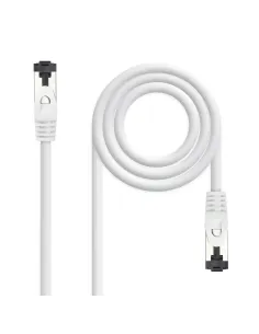 Nanocable Cable de Red Latiguillo Cat.8.1 2GHz LSZH SSTP AWG26, Blanco, 30 cm