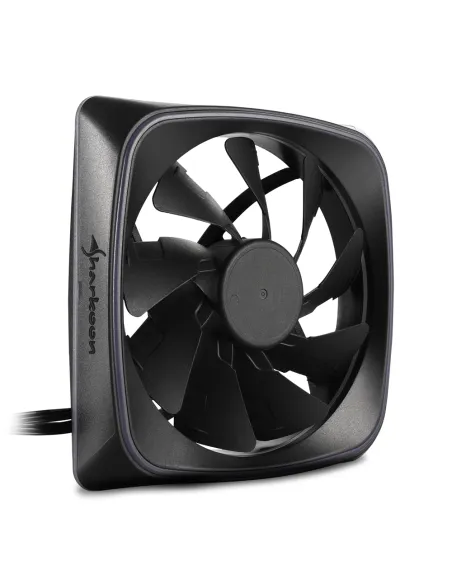 Ventilador caja sharkoon shark lights fan 120x120x 25 mm rgb led