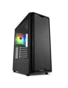 Caja sharkoon sk3 atx 2 x usb 3.0 sin fuente rgb