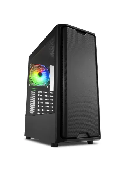 Caja sharkoon sk3 atx 2 x usb 3.0 sin fuente rgb