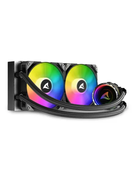 Kit refrigeracion liquida cpu sharkoon s80 rgb 2 x 120mm